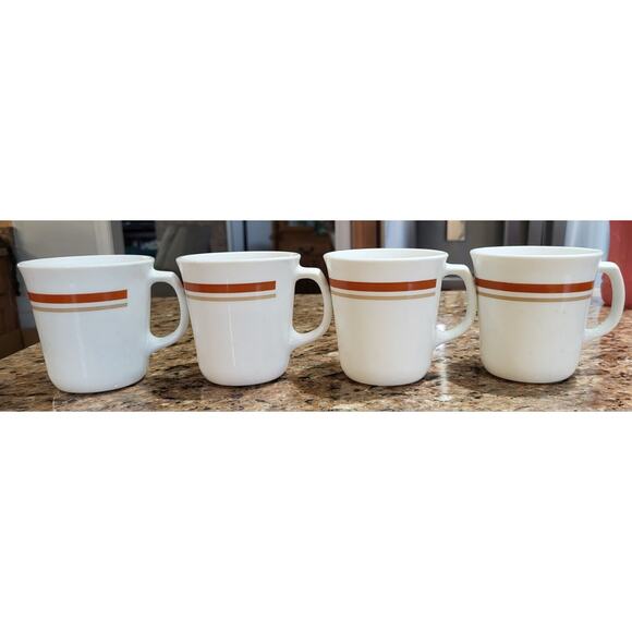 Corelle by Corning Cinnamon Or Chestnut Pattern (Set of 4) Mugs - Picture 7 of 16